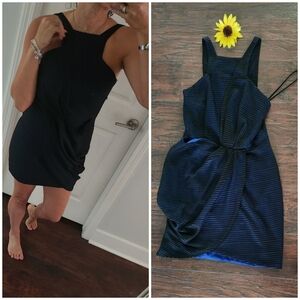 THREE FLOOR BLUE DRESS 👗